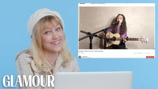 Grace VanderWaal Watches Fan Covers On YouTube | Glamour