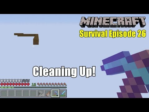 Cleaning Up! | Minecraft [PS4] Survival Episode 26 - YouTube