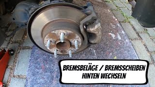 Opel Astra K - Hinten Bremsscheiben & Beläge wechseln [English Sub]