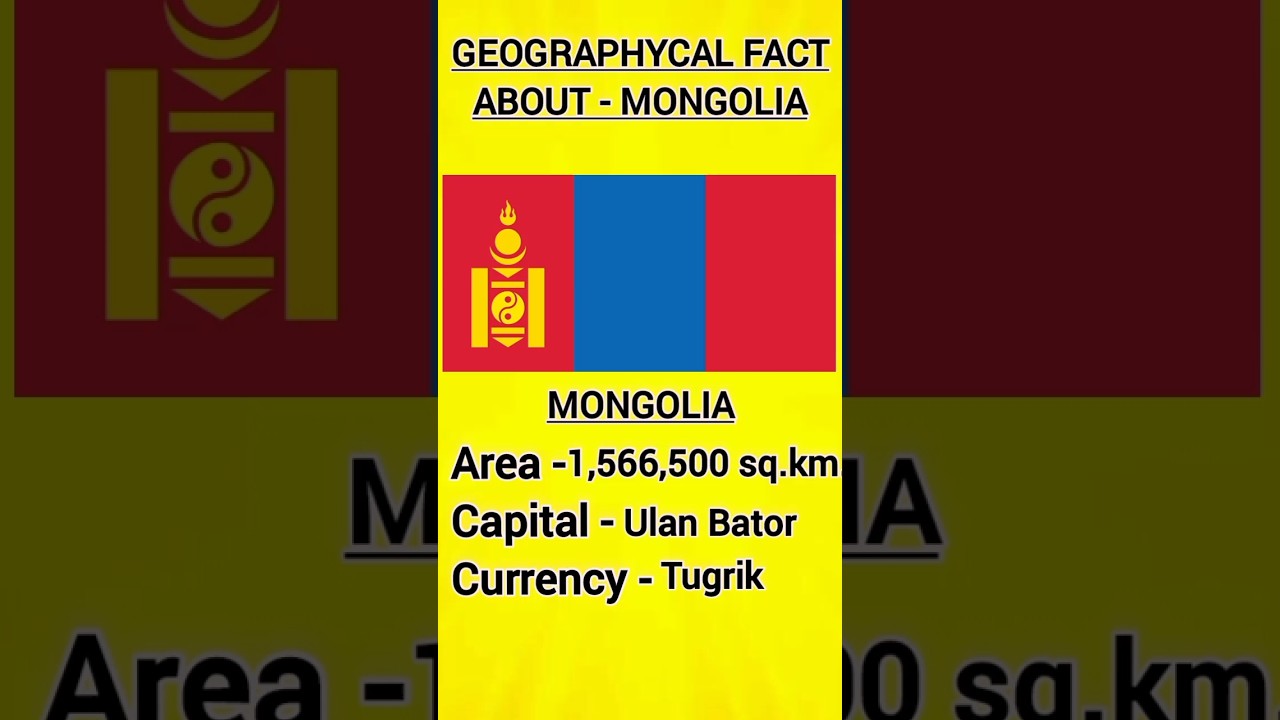 Geographycal Fact about Mongolia 