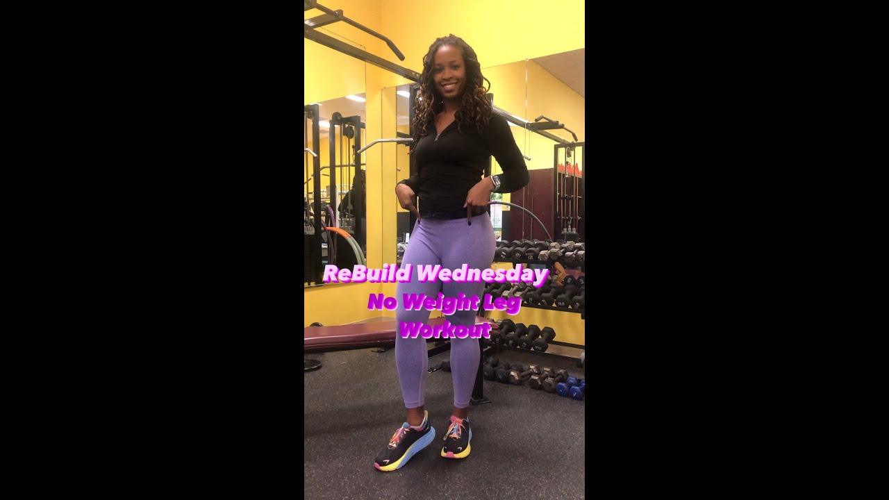 ReBuild Leg Workout (No weights needed) YouTube