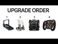 the only valid simracing upgrade order