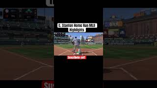 G. Stanton Home Run MLB Highlights #sports #shorts #baseballszn