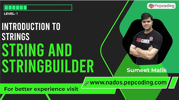 Introduction to Strings, StringBuilders and Arraylists in JAVA