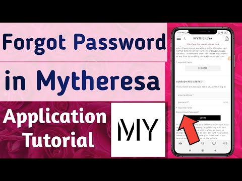 Forgot Account Password in Mytheresa App then learn how to reset your Account Password