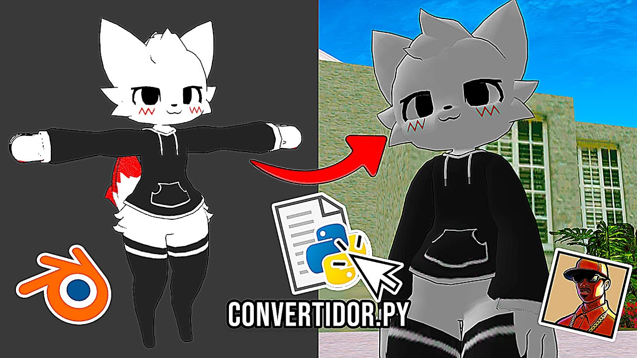 ✅ COMO HACER SKINS PARA GTA SAN ANDREAS CON BLENDER - FÁCIL Y RÁPIDO (BIEN EXPLICADO) 2024✅