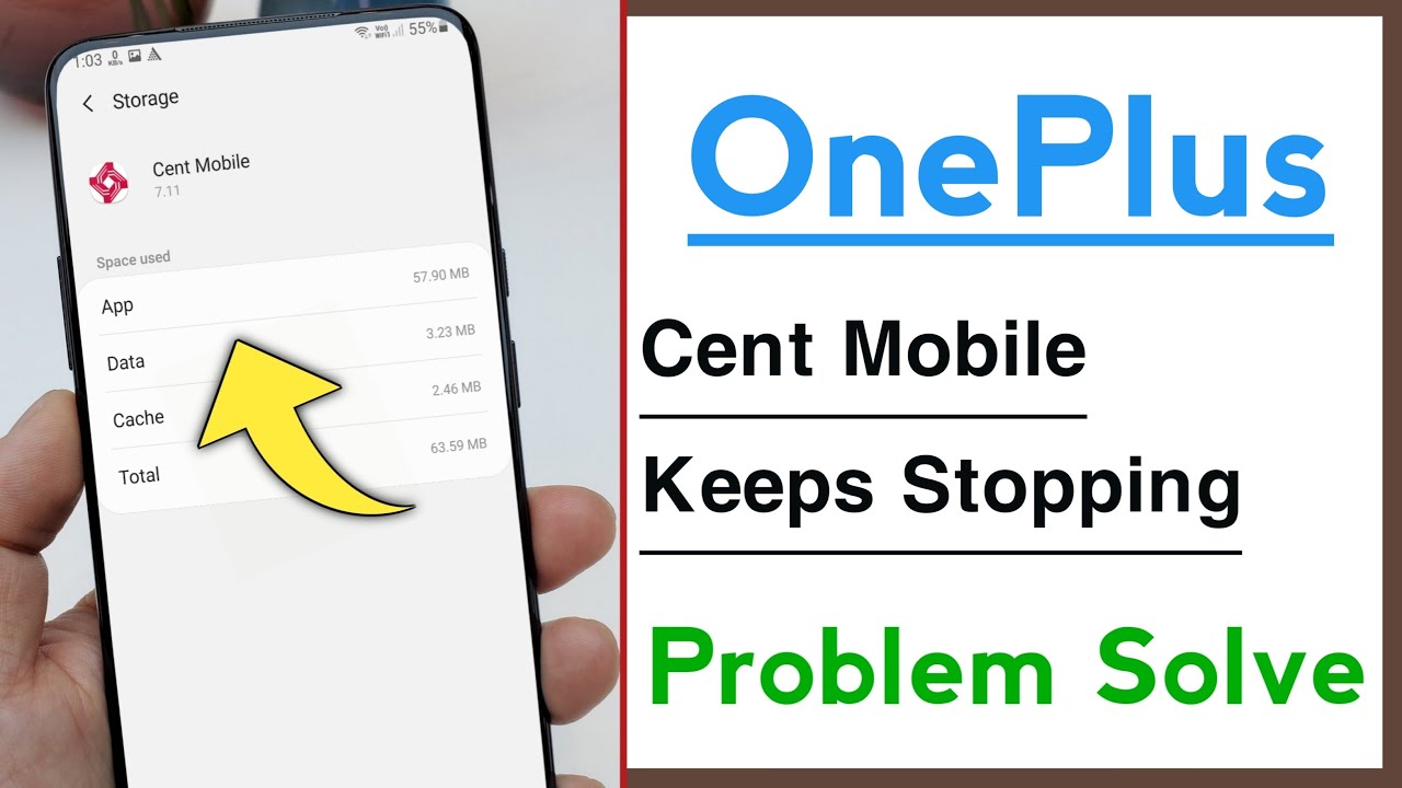 OnePlus Cent Mobile Keeps Stopping Problem Solve