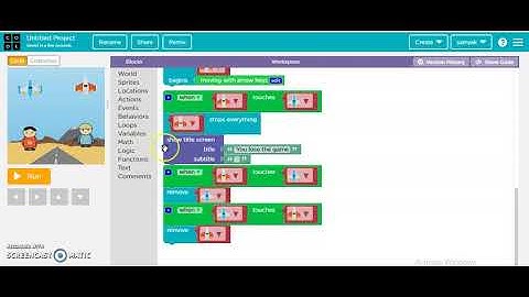 Drone controller by code.org (sprite lab)with Desert road background