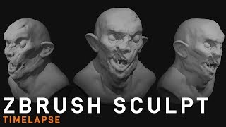 Zbrush Sculpt Mutated Creature - Timelapse