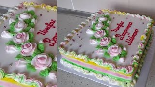 Tortun Bəzədilməsi Uşaqlara Aid Rəngarəng Tort