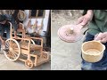 12 creative craftmaker use bamboo  wood to make beautiful useful item