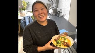 Slow-Cooked Lamb Shanks with Massaman Curry Sauce