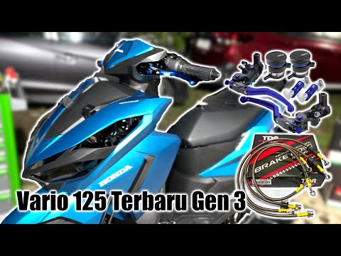Project Pengereman‼️Cakepp Modif Master Rem Vario 125 Terbaru Dandi Malik