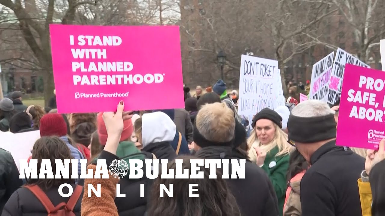New York: Abortion rights supporters march in Manhattan