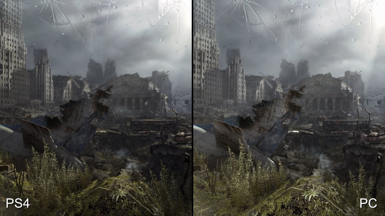 undgå biologi skole Metro Last Light Redux: PS4 vs PC Comparison - YouTube