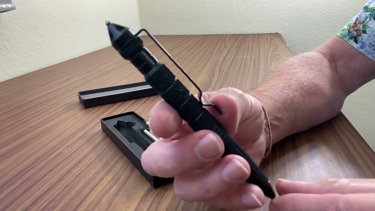 Review KEPEAK Military Tactical Pen, Professional Self Defense Pen, Emergency Glass Breaker Pen
