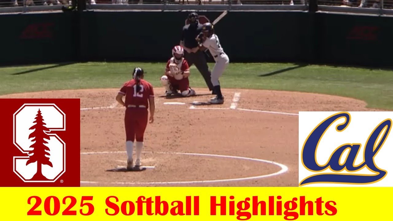 California vs #16 Stanford Softball Game Highlights 4 19 2025