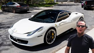 Dave Kindig's customized Ferrari 458; Bugatti Chiron windshield replacement