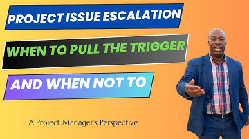 Project Issue Escalation - When to Pull the Trigger (And When Not To)  Project Management