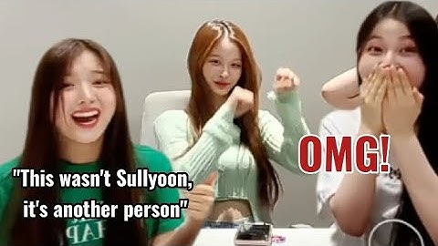 When Sullyoon forgot she