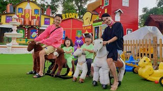 Taman Bermain Anak Main Kuda Kudaan, Komedi Putar | Mainan Anak Seru