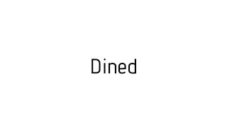 How To Pronounce Dined Dined Pronunciation