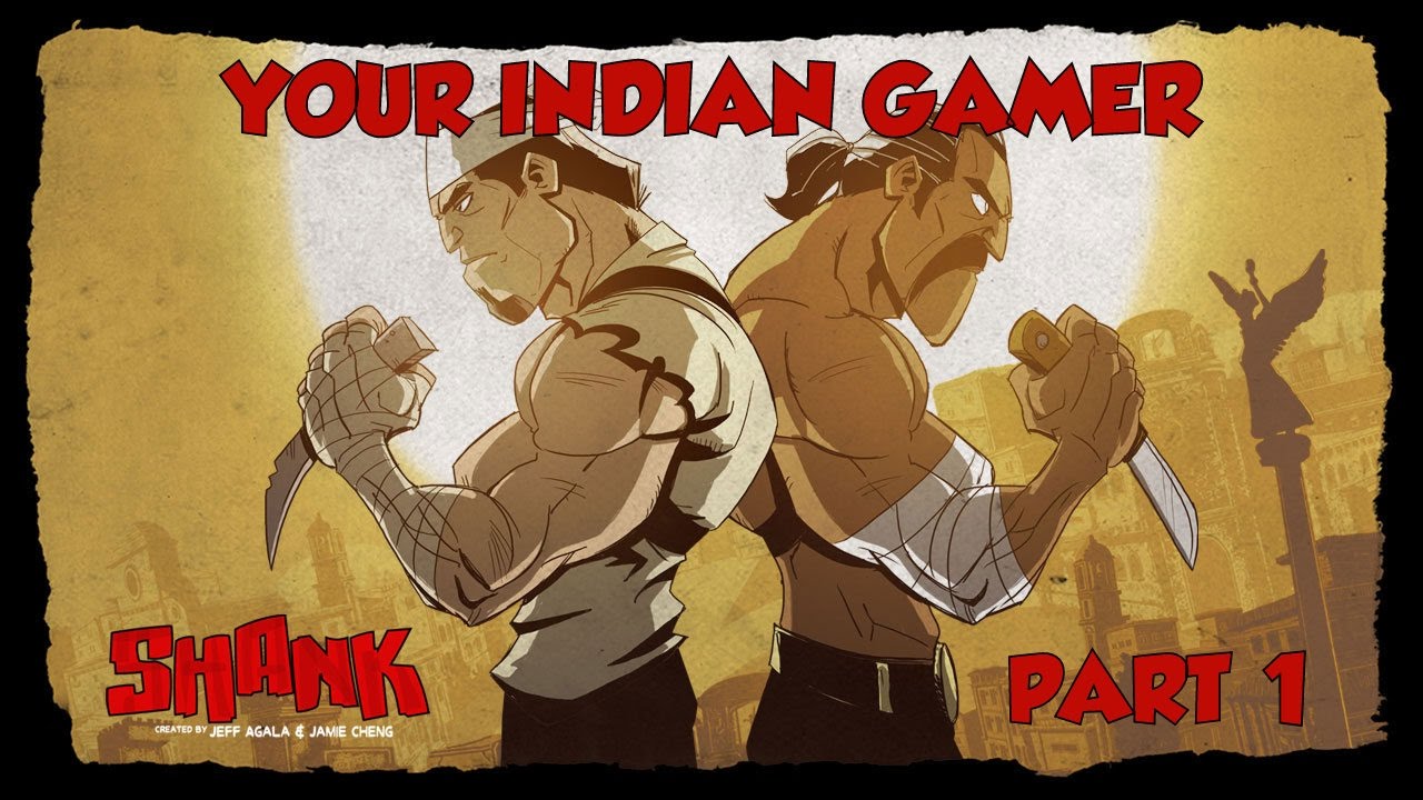 Shank gameplay - 2 players co-op pc game with controller - Part 1 (Most Badass game ever)