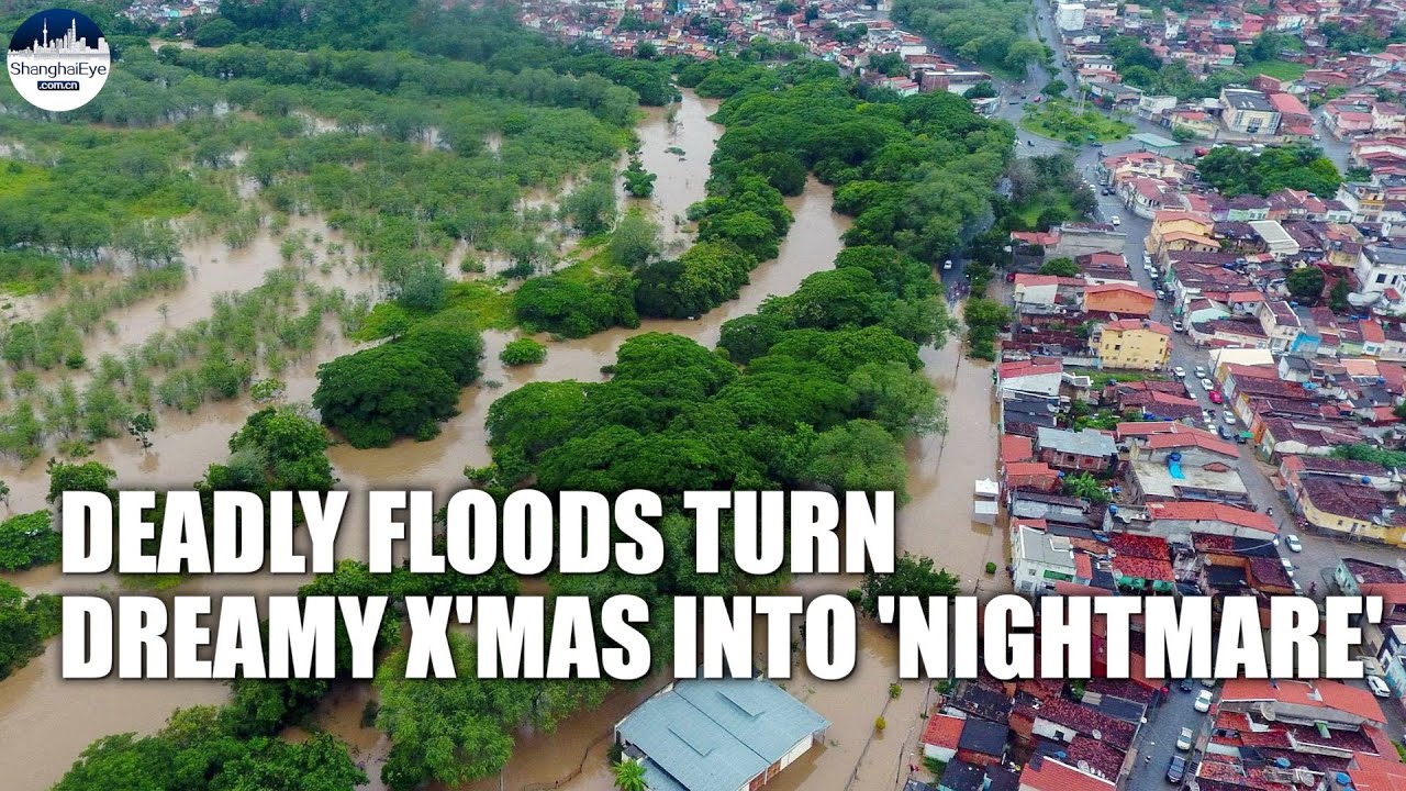 Deadly Brazil flooding kills at least 20, leaving 34,000 HOMELESS over X'mas