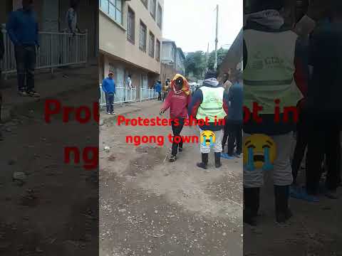 Saba Saba Protest In Ngong Town Turn Into War Protedters Shot In Ngong Town Protest Maandamano
