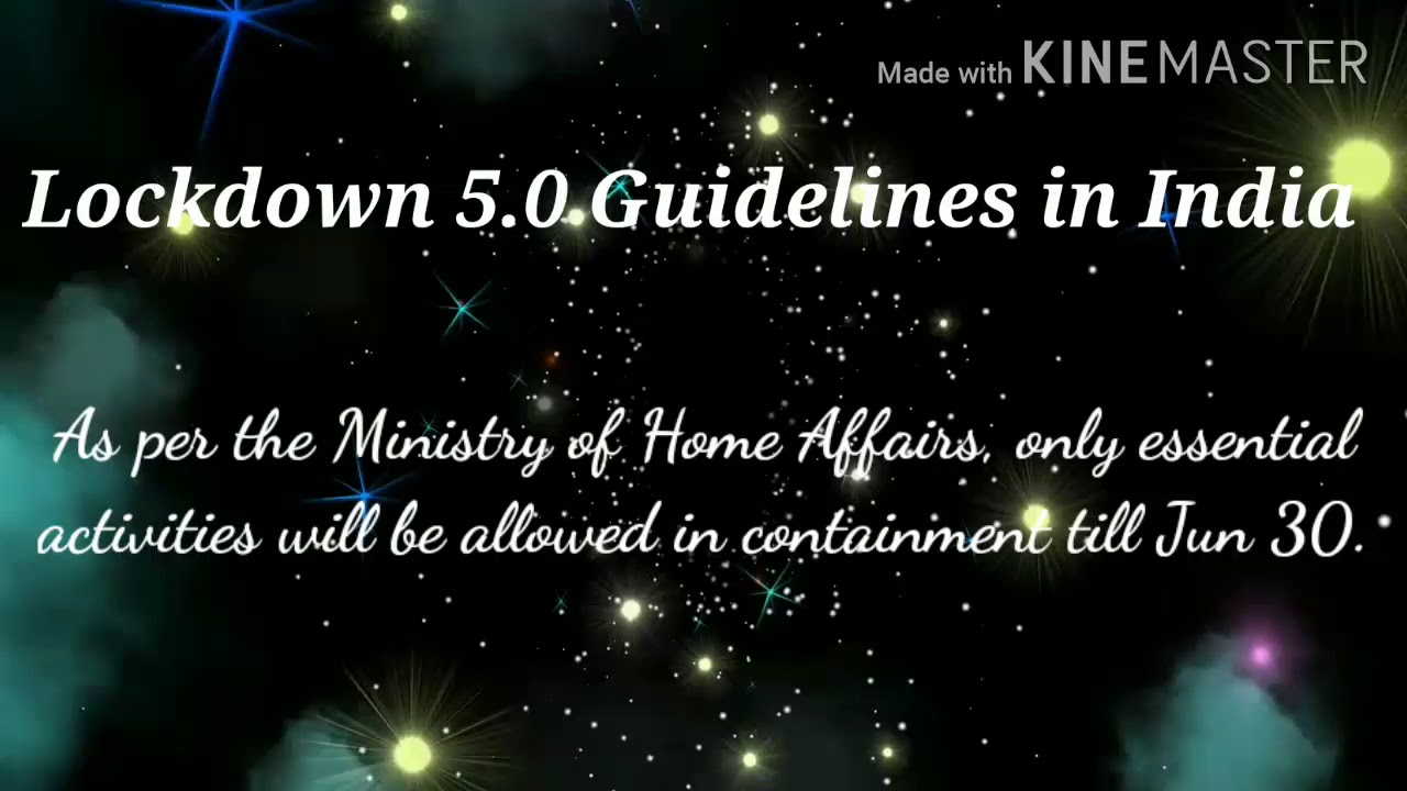 Lockdown 5.0 New Rules.