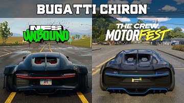 Bugatti Chiron - Need For Speed Unbound vs The Crew Motorfest