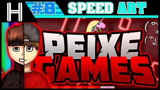 ❖ Speed Art #8: Banner Peixe Games ❤ screenshot 4