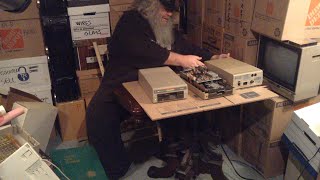 Three 1541 Commodore 64 Disk Drives Found In The Basement Quick Testing - C64 C-64 64C - Episode 860