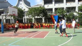 20140526石岡國小教師聯隊vs六年乙班 普及化籃球賽(罰球比賽及運球上籃比賽)