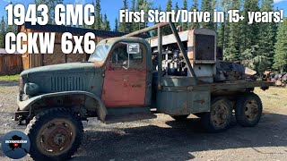 Will It Run? 1943 GMC CCKW 6x6 Revival - First Start/Drive In 15+ Years