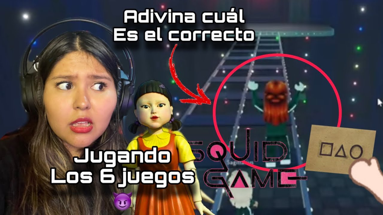JUGANDO EL JUEGO DEL CALAMAR EN ROBLOX (INTENTANDO PASAR LOS 6 JUEGOS 😫