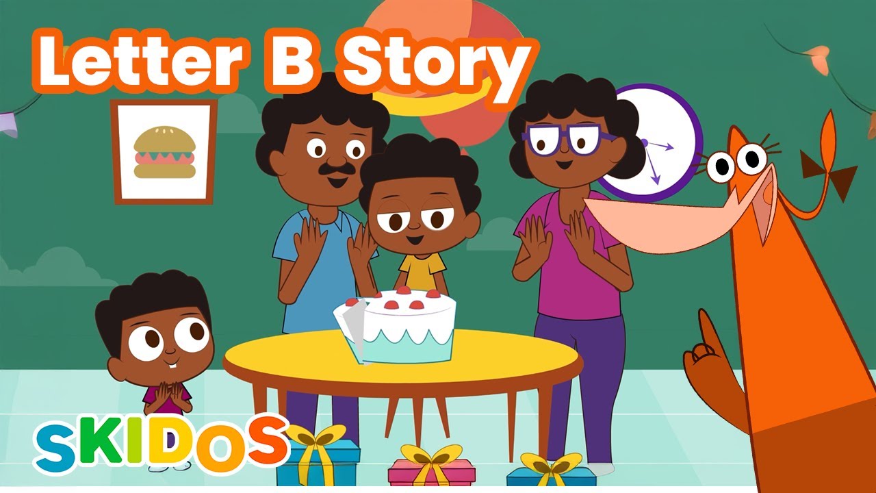 Letter B Sound Story 🎶| Phonics Fun for Kids | Learn the /b/ Sound ...