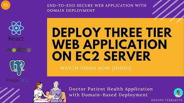 Deploy a Web application on AWS cloud using EC2 instance #aws #ec2  #nodejs #postgresql #hindi