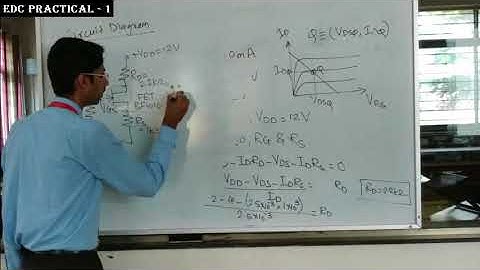 EDC Practical: 1. Design a single stage FET Amplifier in CS configuration by Prof. Omkar S. Vaidya
