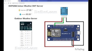 ESP8266 Weather station InDoor & OutDoor