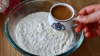 😱 Mix Turkish coffee and flour. 💯 amazing.❗️ cheap and delicious.❗️