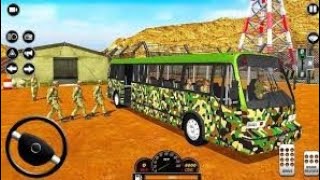 Army Bus Driving 2017 - Military Coach Transporter New Bus Unlocked Android Gameplay #2 screenshot 4