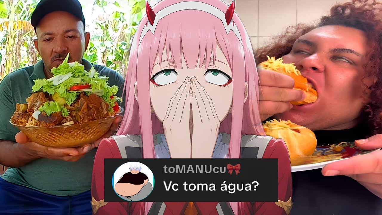 PESSOAS COMENDO ABSURDO DE COMIDA NO TIKTOK