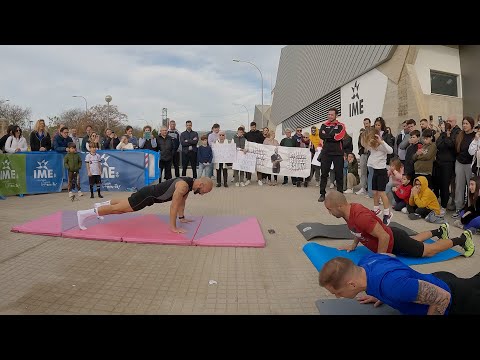 Félix Soria entra en el libro Guinness tras superar los 66.795 'burpees' en 365 días