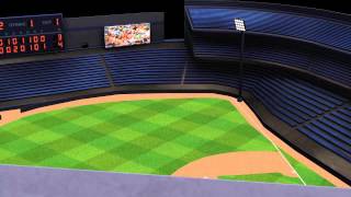 Rotating Baseball Stadium Motion Wallpaper