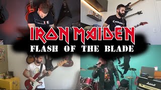 Iron Maiden - Flash of the Blade COLLAB | GUITAR + BASS + VOCALS