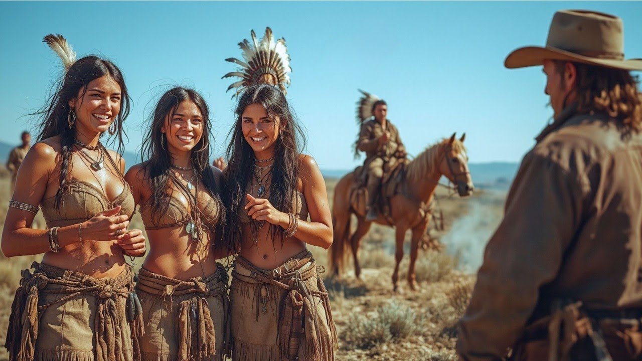 Tři Apačky Se Smály Bělochovi — Dokud Je Náčelník Nepřinutil, Aby Si Ho Vzaly!