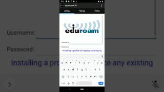 Connect to eduroam at Oberlin College using Android 9 screenshot 2