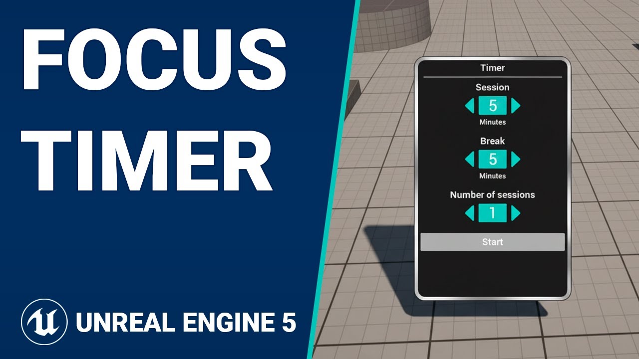 How to make a Focus Timer in Unreal engine 5 - YouTube