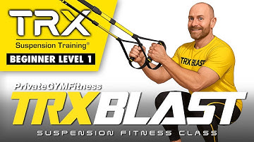 🟡  TRX Workout - Full Body (W1, D1) | Level 1 for Beginners 👍 TRXBLAST 🔥200-300 kcal